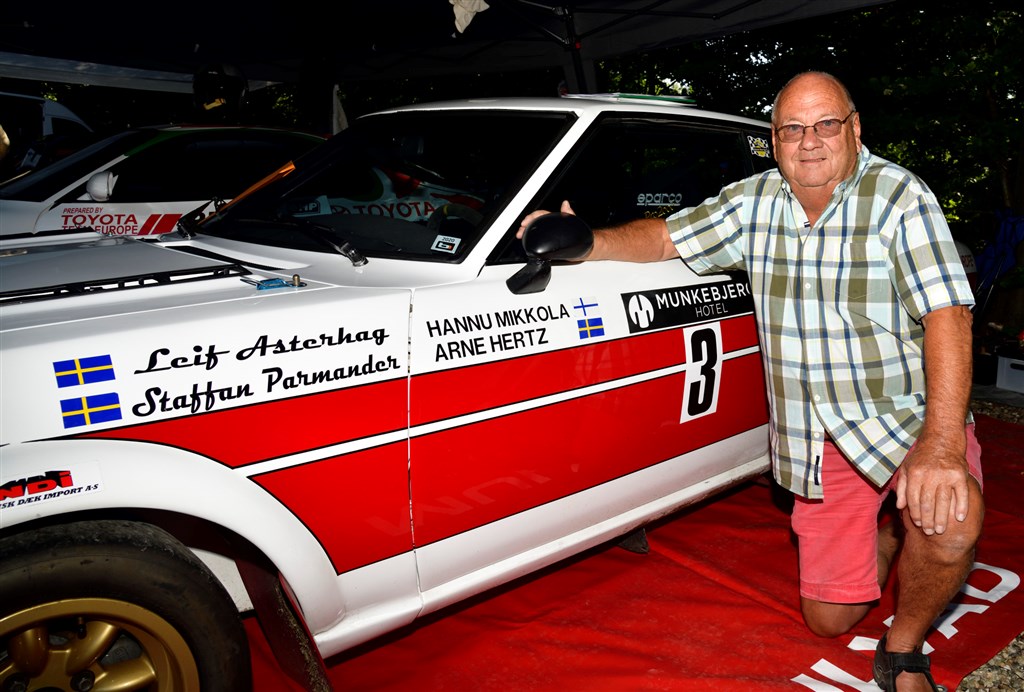 En af de dyreste biler i Munkebjerg Hillclimb er denne originale Toyota Celica RA 21 fabriksrallybil fra 1973 kørt af Kristian Mulvad.
(Foto: Intercom, Michael Eisenberg)